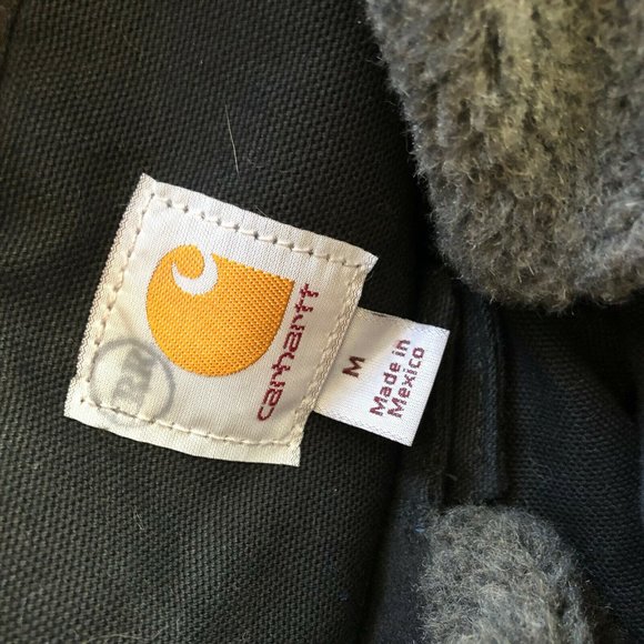 NWT Carhartt Men's Regular Medium Black Cotton Full Swing Chore Coat 102707-001 - Picture 10 of 11